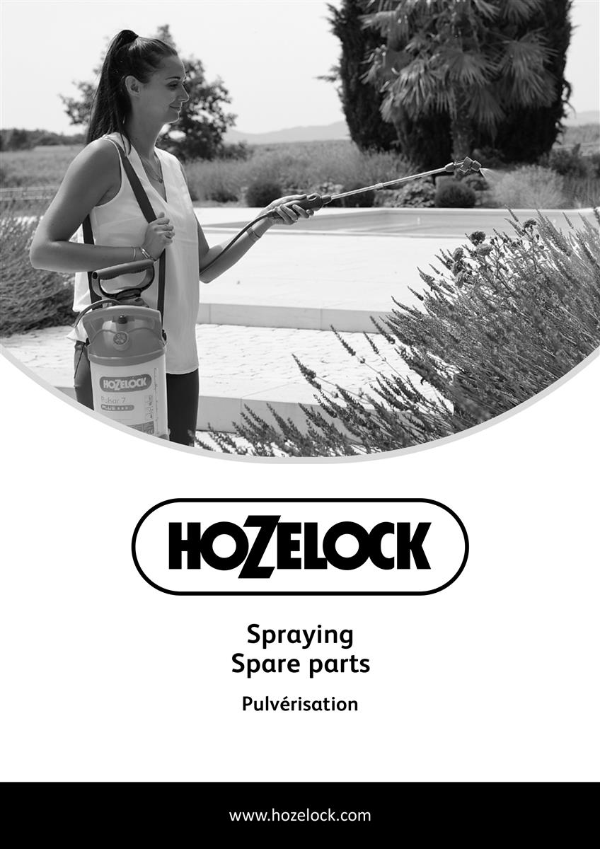 Hozelock delekatalog trykksprøyter